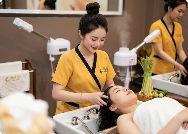 Nghệ thuật gội đầu dưỡng sinh